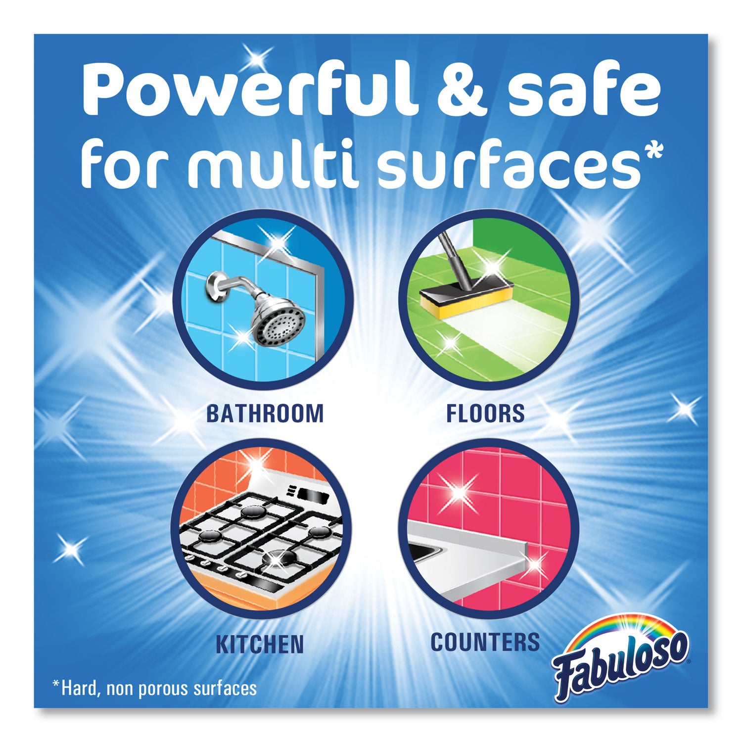 Fabuloso® Multi-Use Cleaner, Lavender Scent, 56 Oz Bottle