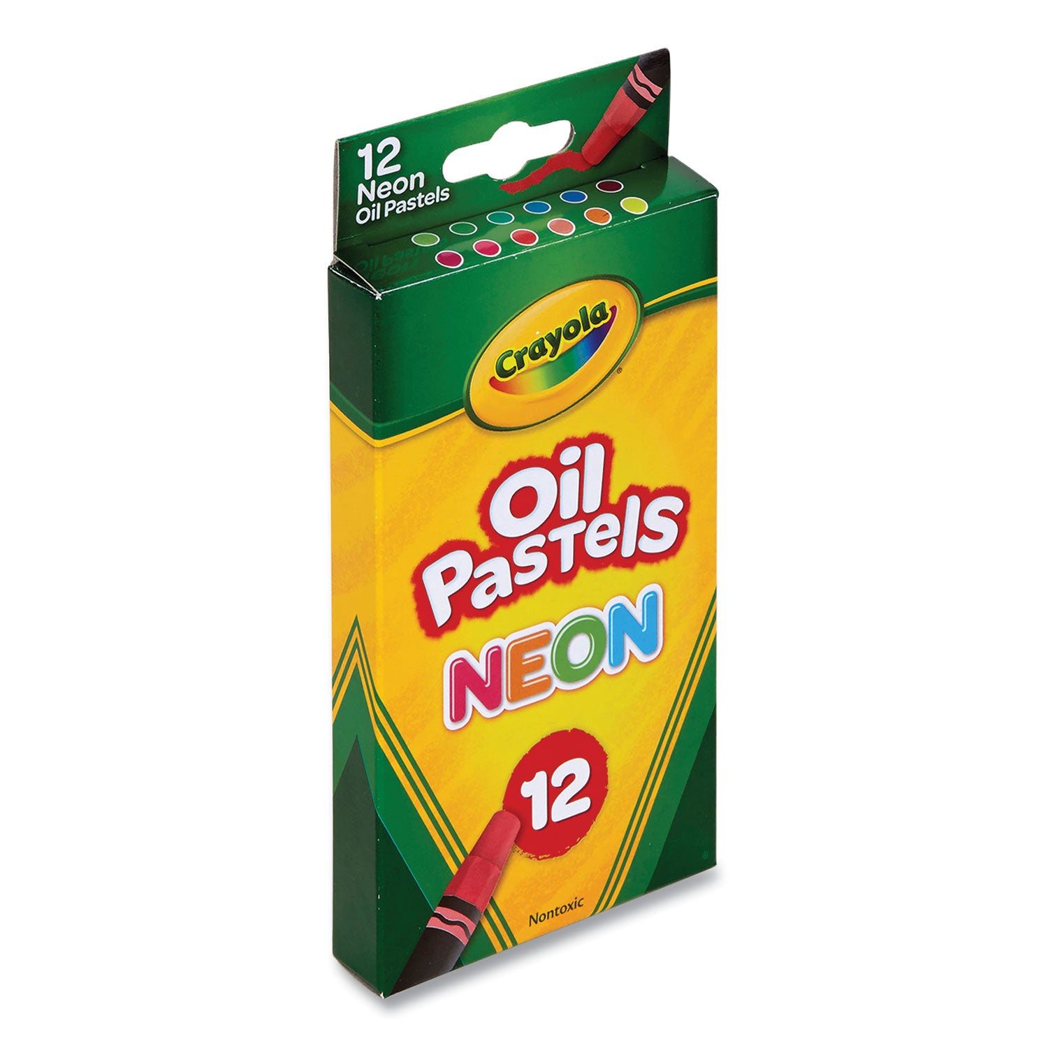 Crayola® Neon Oil Pastels, 12 Assorted Colors, 12/pack