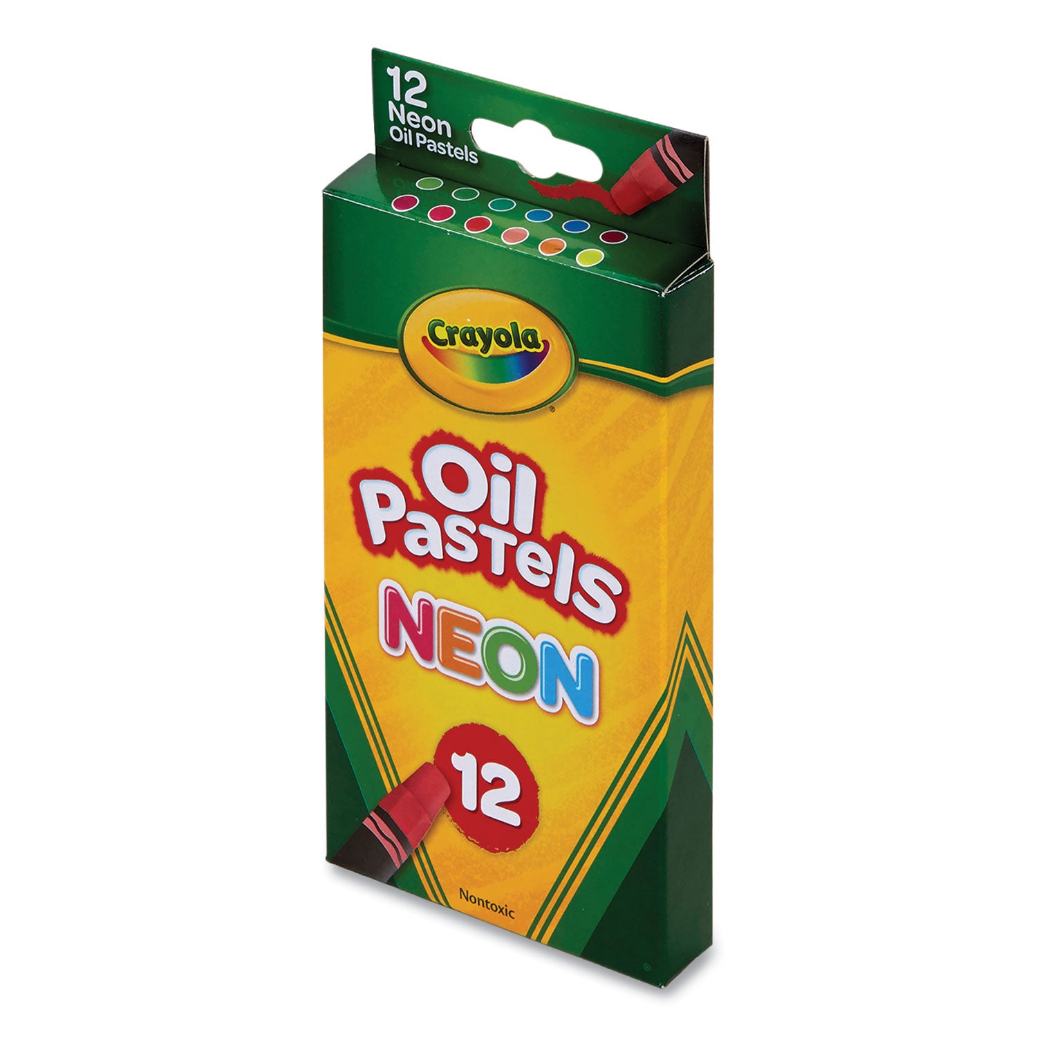 Crayola® Neon Oil Pastels, 12 Assorted Colors, 12/pack