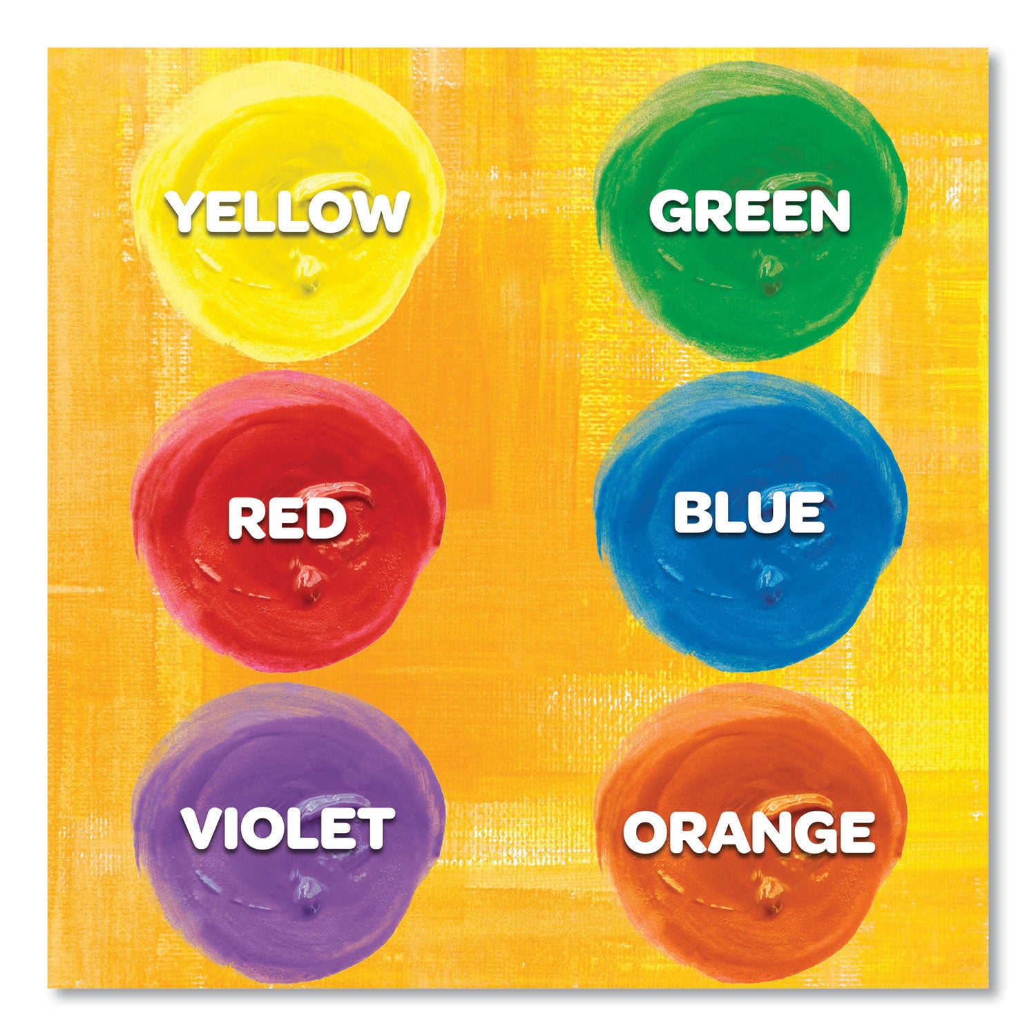 Crayola® Washable Paint, 6 Assorted Colors, 2 Oz Bottle, 6/pack