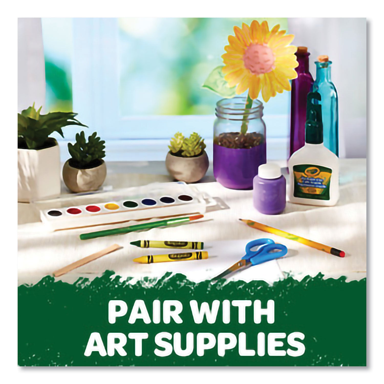 Crayola® Bulk Crayons, Yellow, 12/box