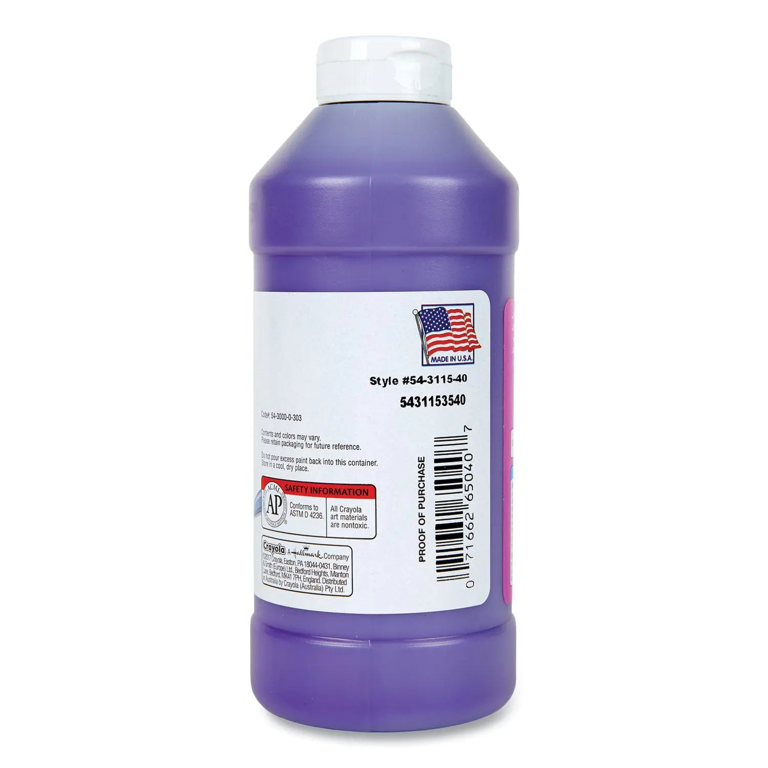 Artista II Washable Tempera Paint, Violet, 16 oz Bottle Crayola® Flipcost