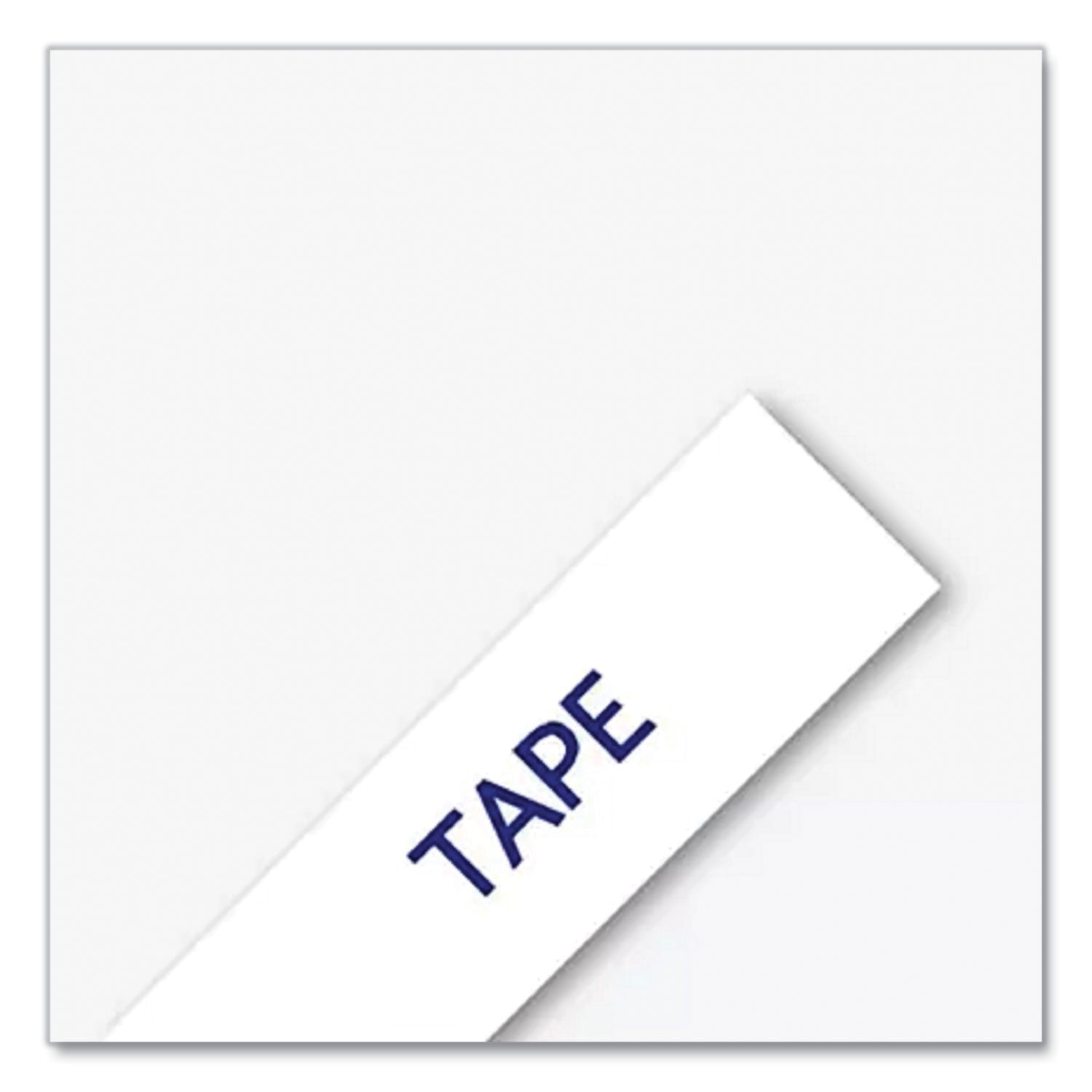 Brother P-Touch® Tz Industrial Series Fabric Iron-On Tape, 0.47" X 9.8 Ft, Navy On White