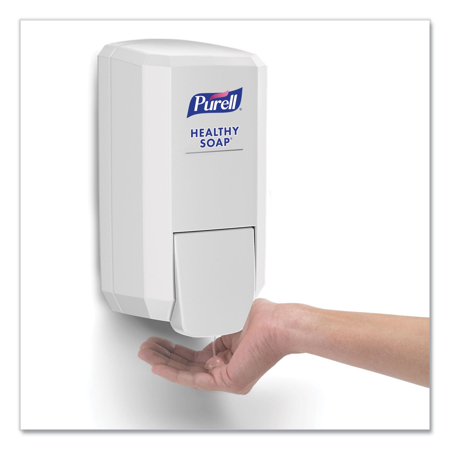 PURELL® CS2 Healthy Soap Dispenser, 1,000 mL, 5.14" x 3.88" x 10", White, 6/Carton
