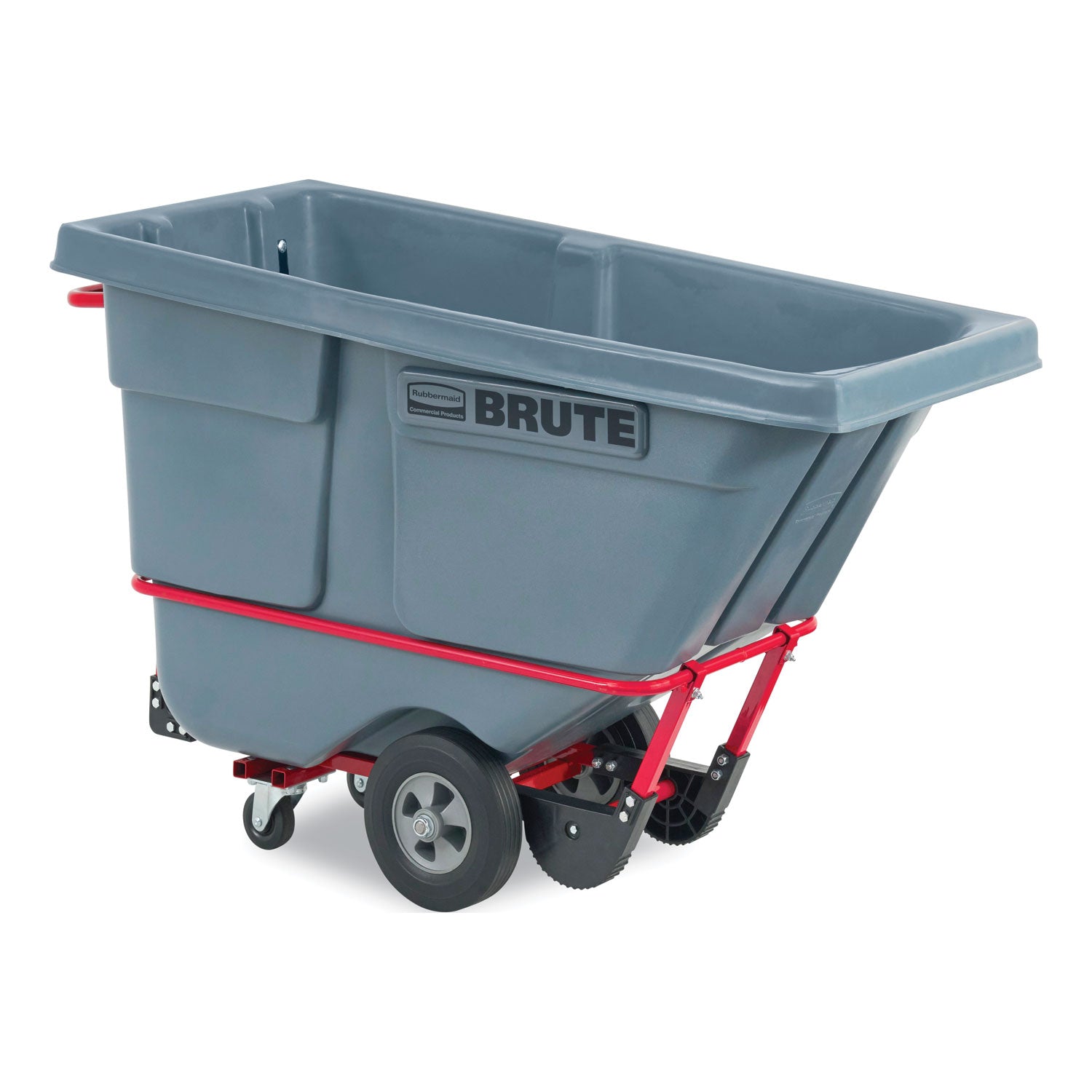 Rubbermaid® Commercial 0.5 cu yd BRUTE DURATILT Frame Tilt Truck, Standard Duty, 850 lb Capacity, Gray
