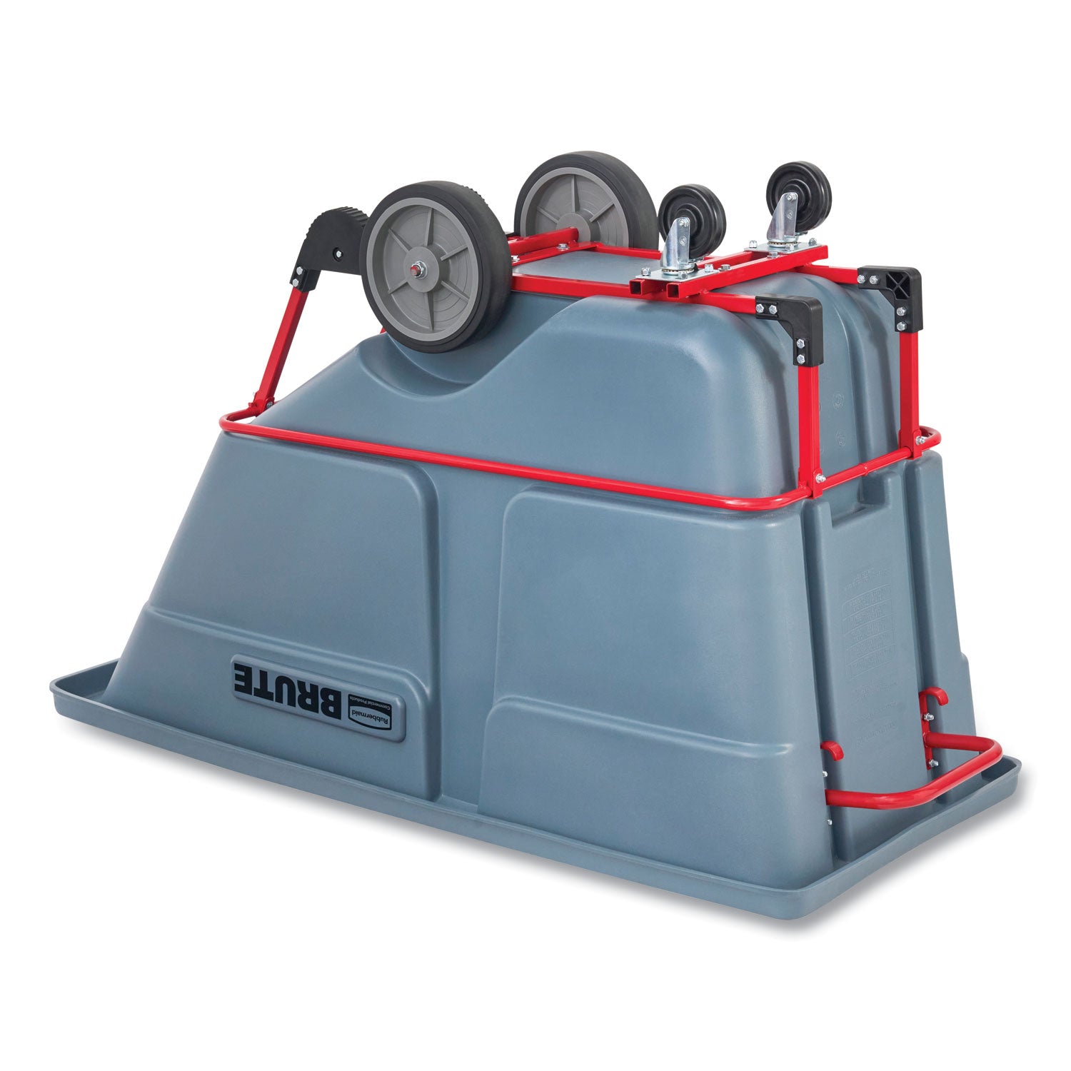 Rubbermaid® Commercial 1 cu yd BRUTE DURATILT Frame Tilt Truck, Heavy Duty, 2,100 lb Capacity, Gray