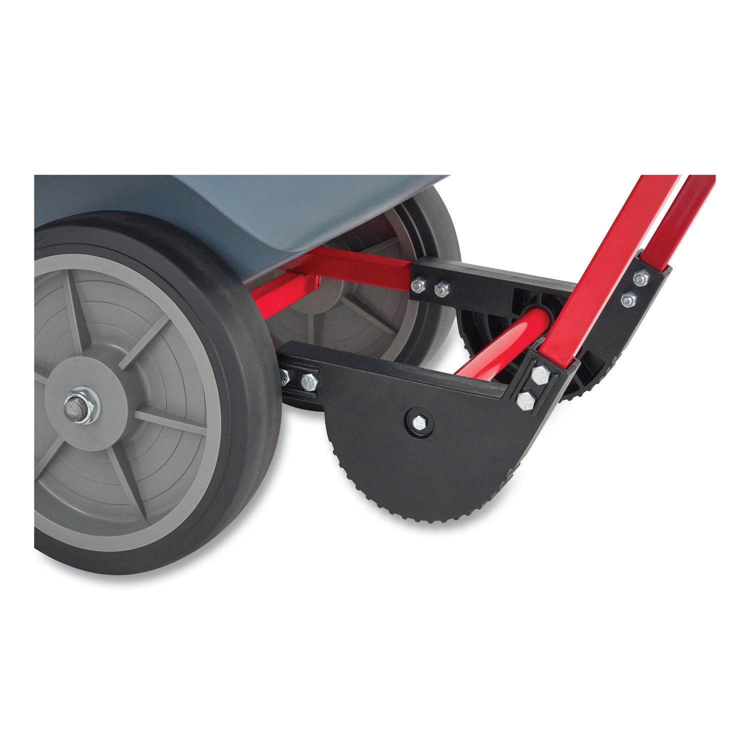 Rubbermaid® Commercial 1 cu yd BRUTE DURATILT Frame Tilt Truck, Heavy Duty, 2,100 lb Capacity, Gray