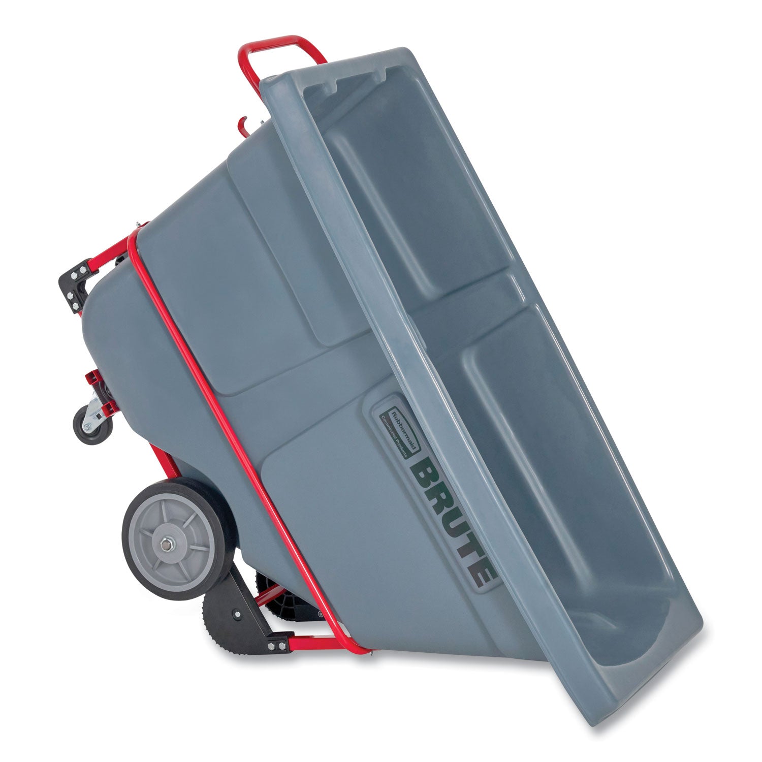 Rubbermaid® Commercial 0.5 cu yd BRUTE DURATILT Frame Tilt Truck, Heavy Duty, 1,400 lb Capacity, Gray