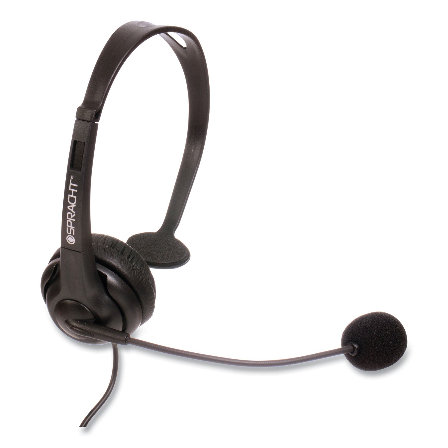 Spracht ZuM ZuM350M Monaural Over The Head Headset, Black