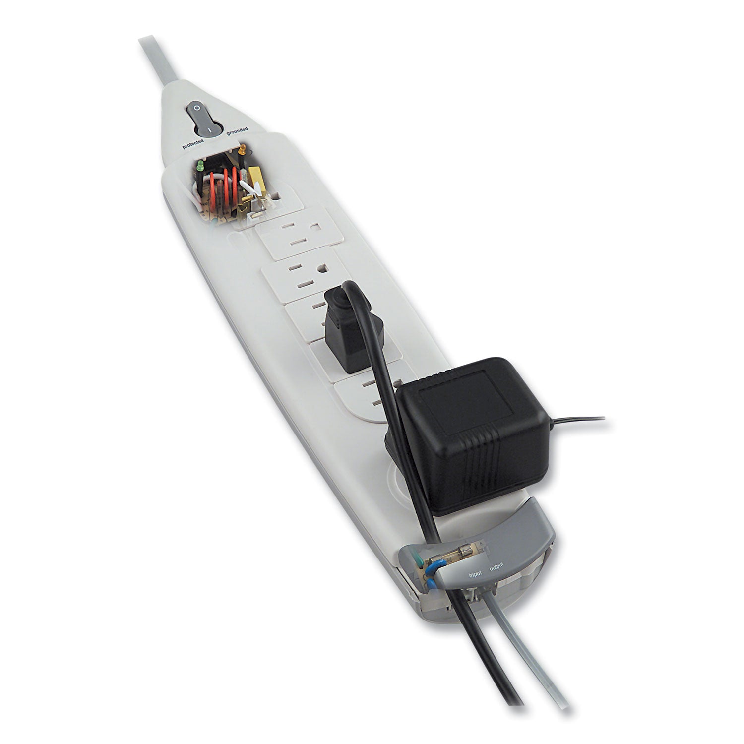 Belkin® SurgeMaster Home Series Surge Protector, 7 AC Outlets, 12 ft Cord, 1,045 J, White