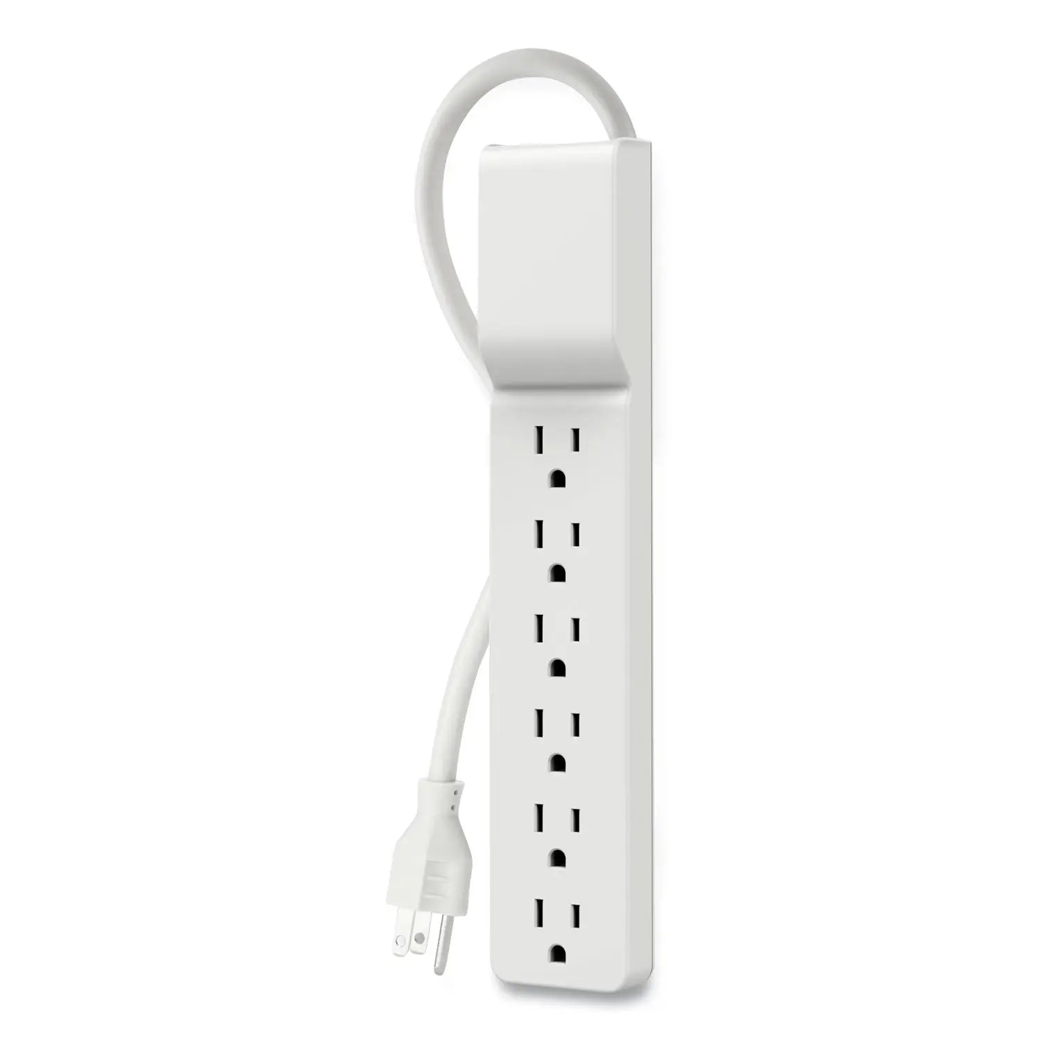 Home/Office Surge Protector, 6 AC Outlets, 6 ft Cord, 720 J, White Belkin® Flipcost