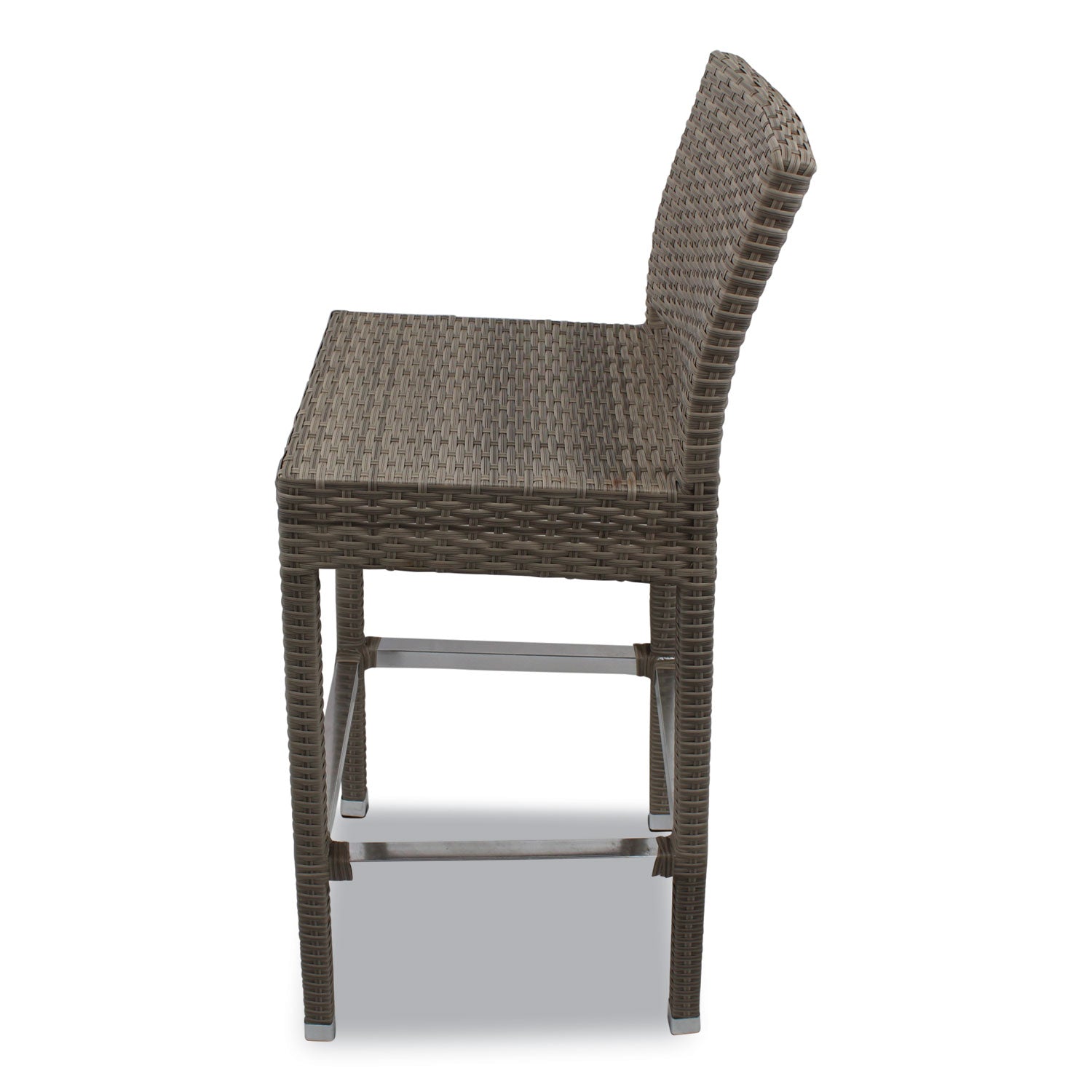 JMC Furniture Gama Series Barstools, Supports Up to 300 lb, 31.25" Seat Height, Ivory Seat, Ivory Back, Ivory Base