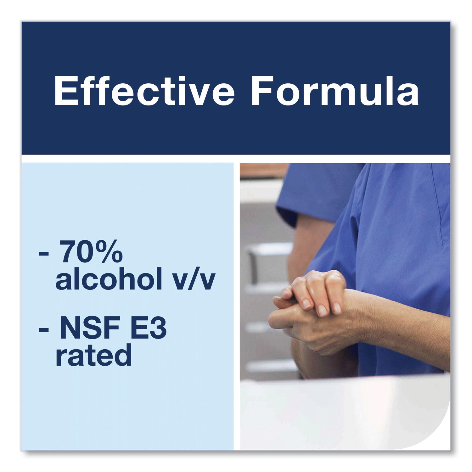 Tork® Alcohol Foam Hand Sanitizer, 18 oz Pump Bottle, Unscented, 6/Carton