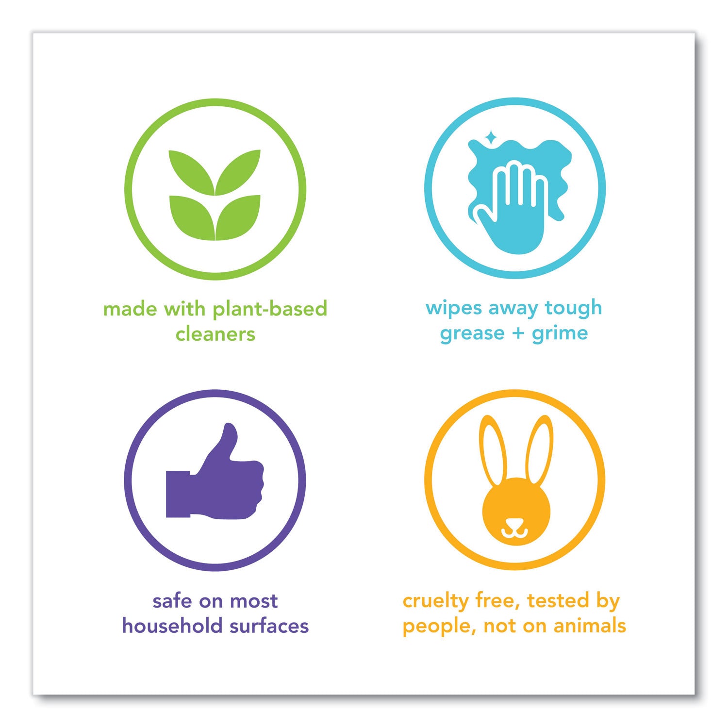 Method® All Purpose Cleaning Wipes, 1 Ply, Lime and Sea Salt, White, 70/Canister, 6/Carton