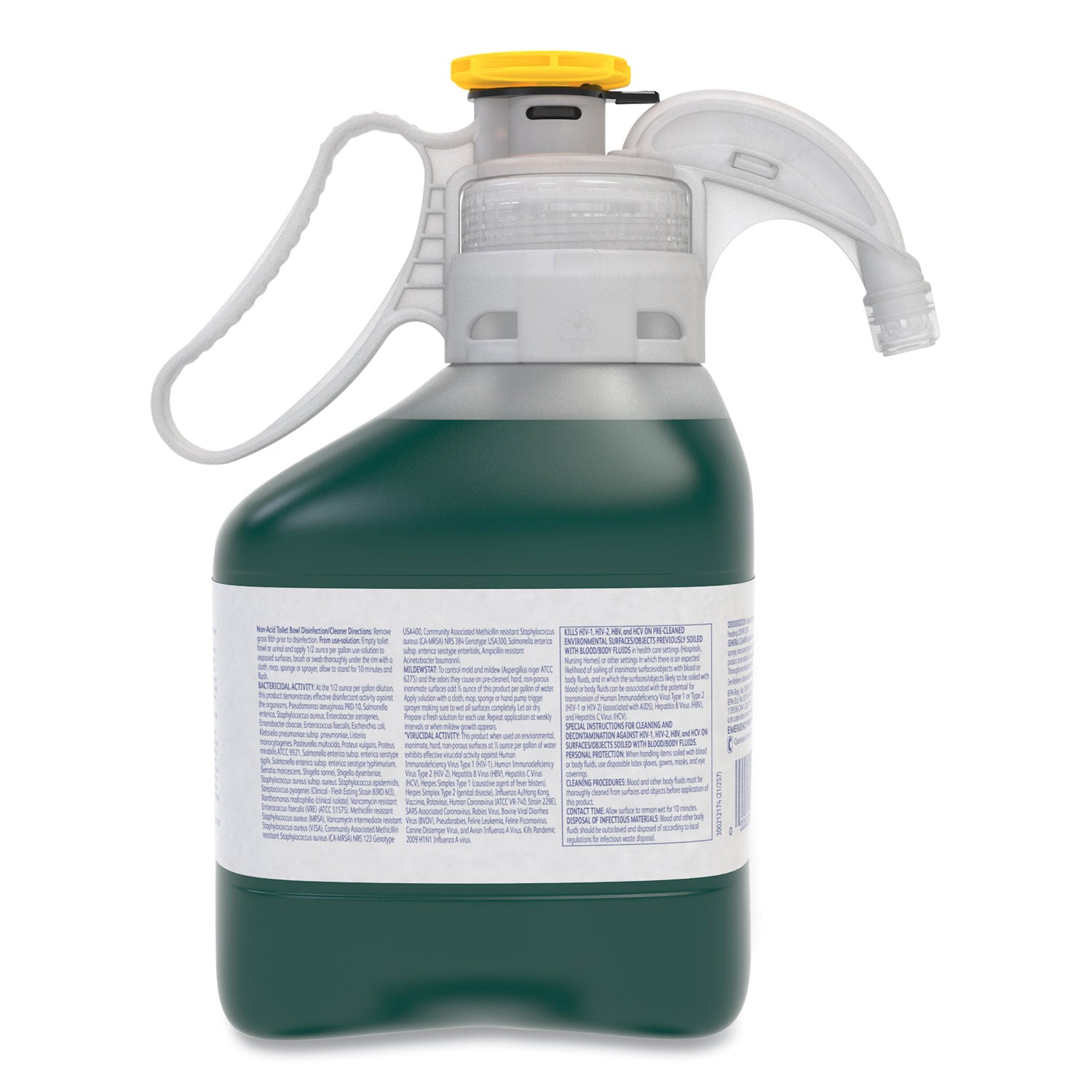 Diversey™ Crew Restroom Floor And Surface Sc Non-Acid Disinfectant Cleaner, Fresh, 1.4 L Bottle, 2/carton