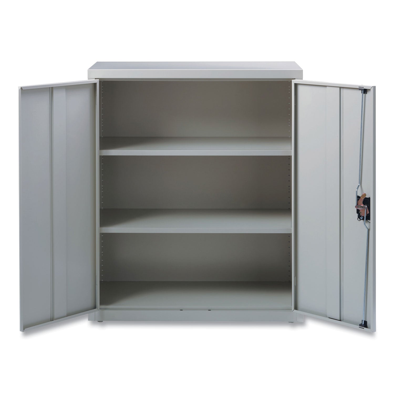 Alera® Economy Assembled Storage Cabinets, 3 Shelves, 36" x 18" x 42", Light Gray