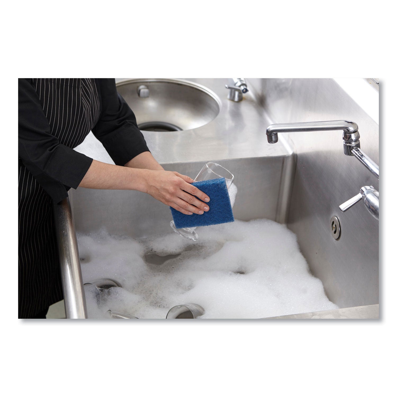 Scotch-Brite® All-Purpose Scouring Pad 9000, 4 X 5.25, Blue, 40/carton