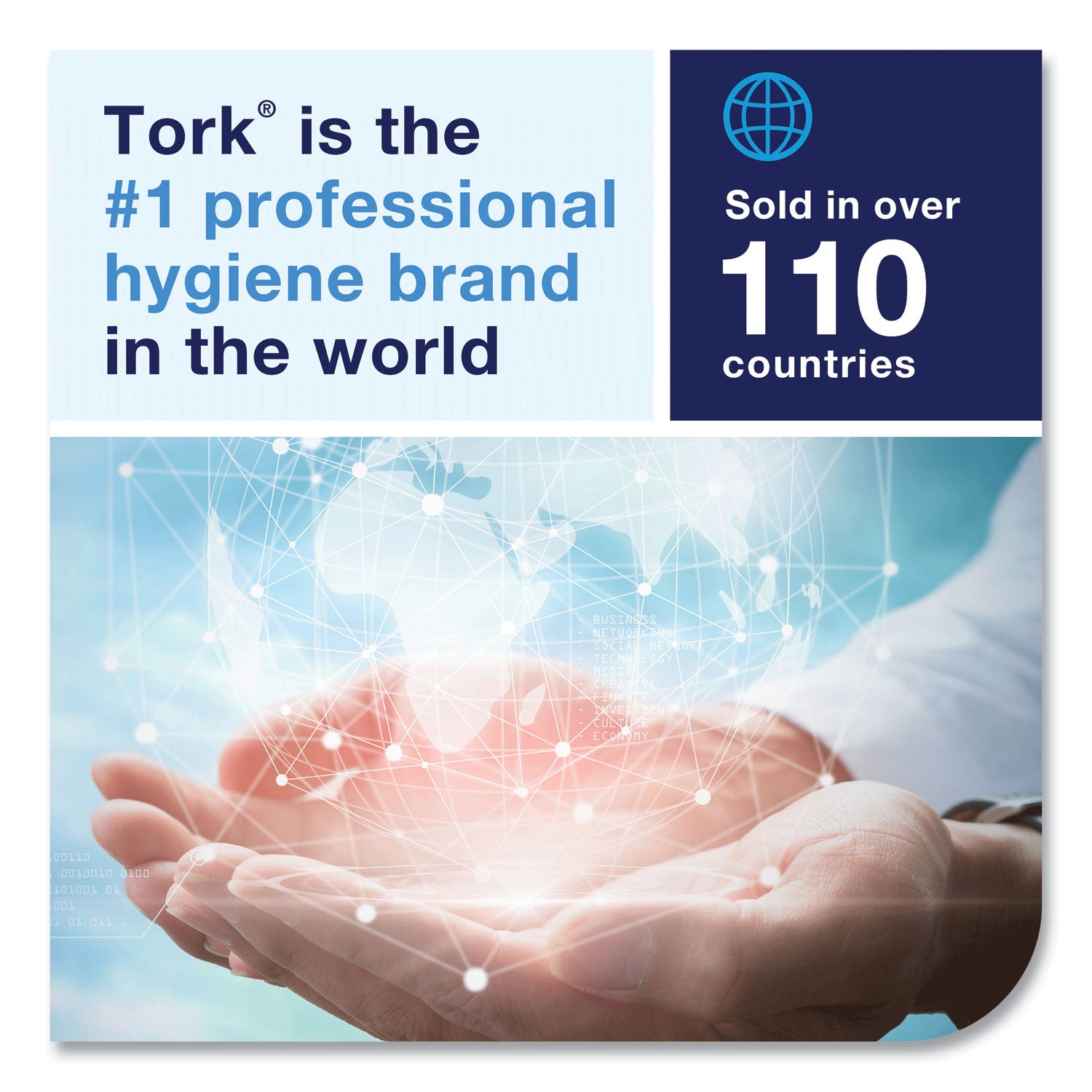 Tork® Xpressnap Interfold Dispenser Napkins, 2-Ply, 6.5 x 8.5, White, 500/Pack, 12 Packs/Carton