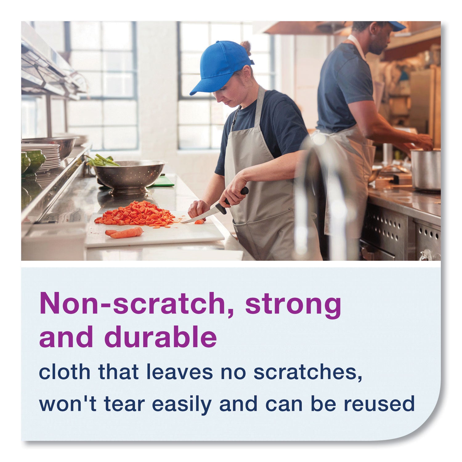 Tork® 2 in 1 Wiper, 1-Ply, 13" x 21", White, 120/Carton