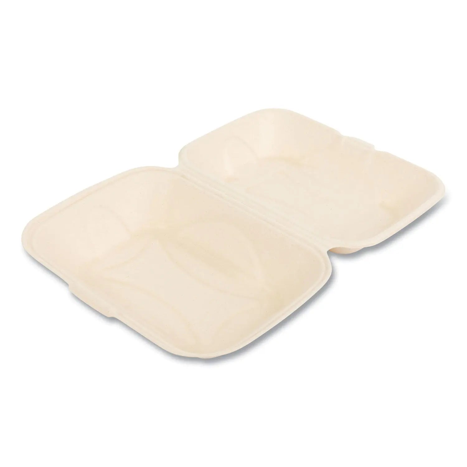 Bagasse PFAS-Free Food Containers, Hoagie/Hinged Lid, 1-Compartment, 6 x 3 x 9, Tan, Bamboo/Sugarcane, 250/Carton Boardwalk® Flipcost