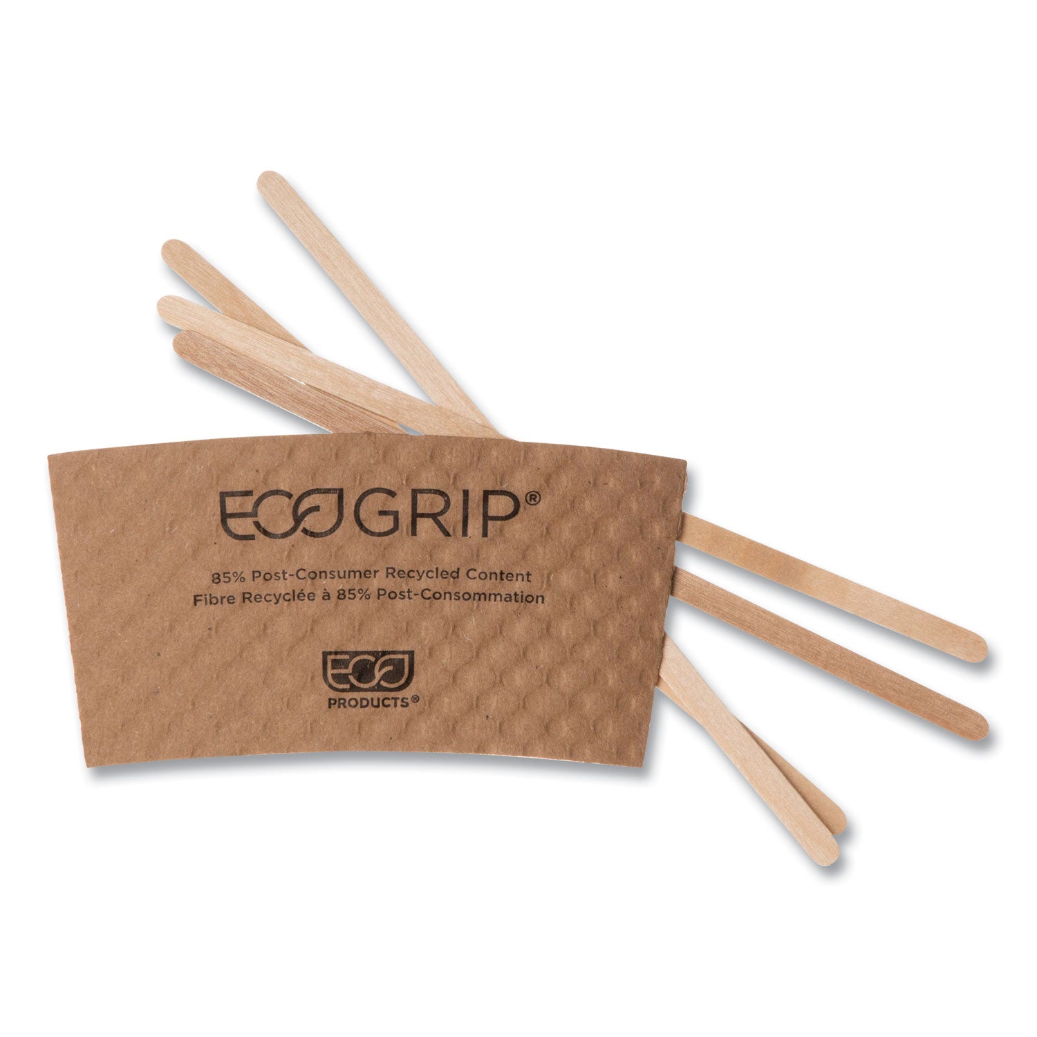 Eco-Products® Wooden Stir Sticks, 7", 1,000/pack