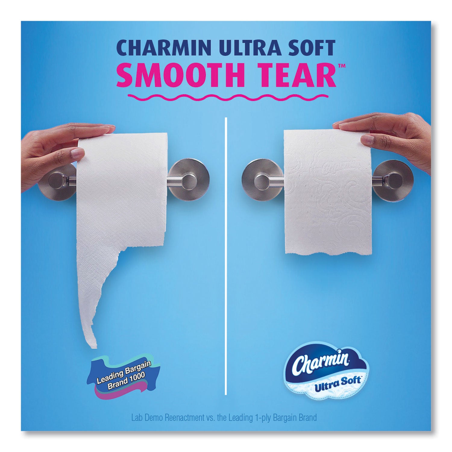 Charmin® Ultra Soft Bathroom Tissue, Mega Roll, Septic Safe, 2-Ply, White, 224 Sheets/Roll, 18 Rolls/Carton