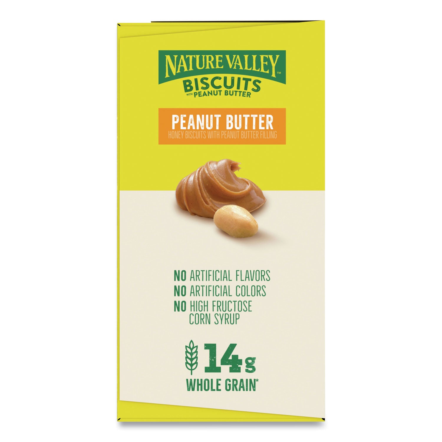 Nature Valley® Biscuits, Peanut Butter, 1.35 oz Packet, 16/Box