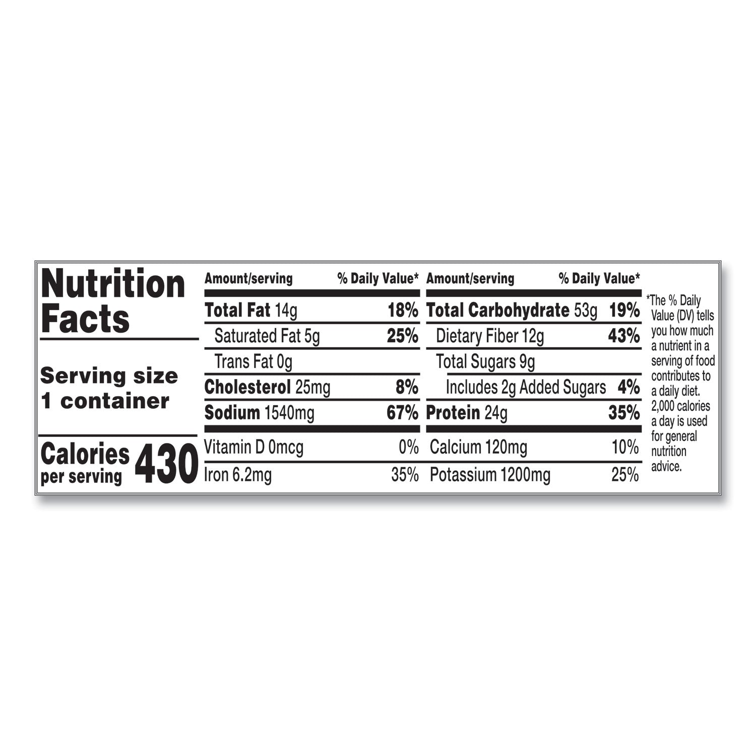 Campbell's® Chunky Chili with Beans, 15.25 oz Bowl, 8/Carton