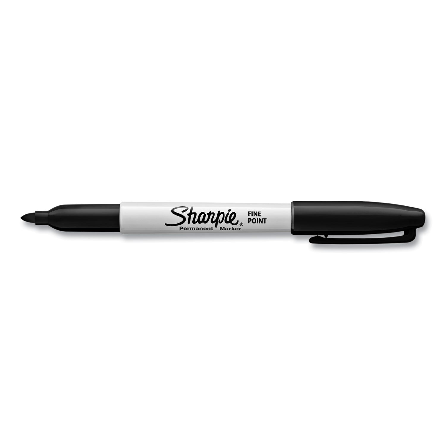 Sharpie® Fine Tip Permanent Marker Value Pack with (1) Bonus S-Gel 0.7 mm Black Ink Pen, Fine Bullet Tip Markers, Black Ink, 36/Pack