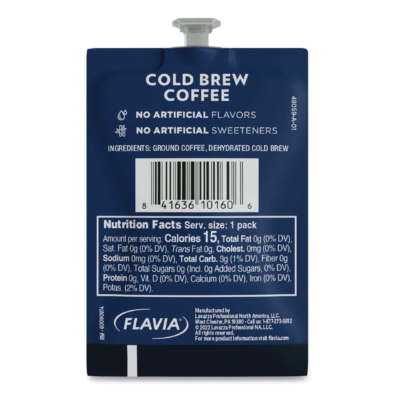 FLAVIA® Cold Brew Coffee Freshpack, 80/Carton