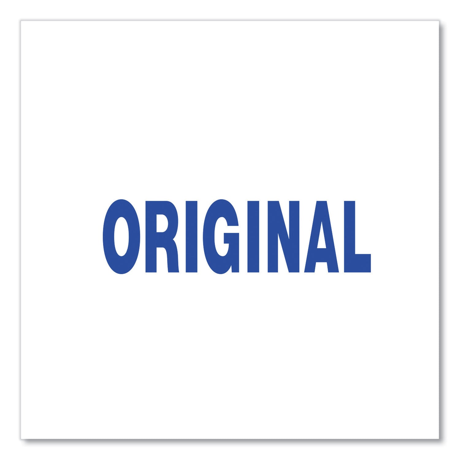 Universal® Message Stamp, Original, Pre-Inked One-Color, Blue