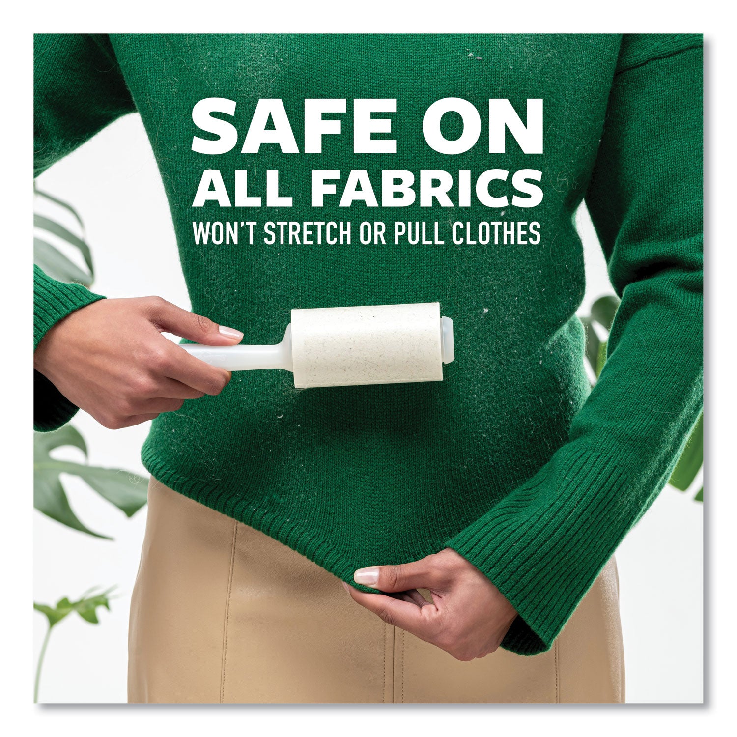 Scotch-Brite™ Greener Clean Lint Roller, 70 Sheets/Roll