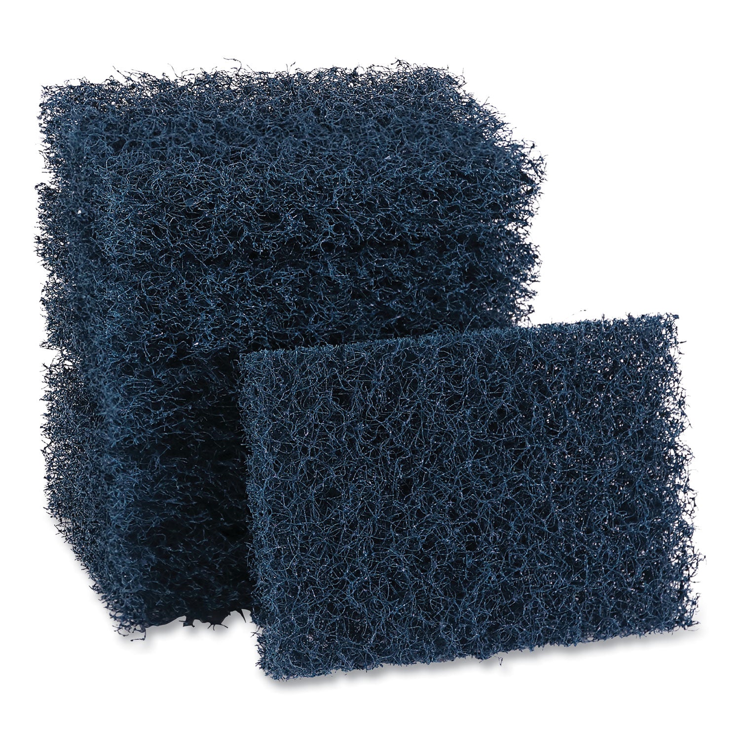 Extra Heavy-Duty Scour Pad, 3.5 x 5, Dark Blue, 20/Carton