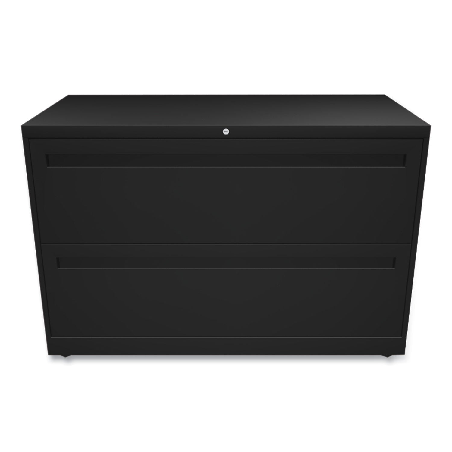 HON® Brigade 700 Series Lateral File, 2 Legal/letter-Size File Drawers, Black, 42" X 18" X 28"