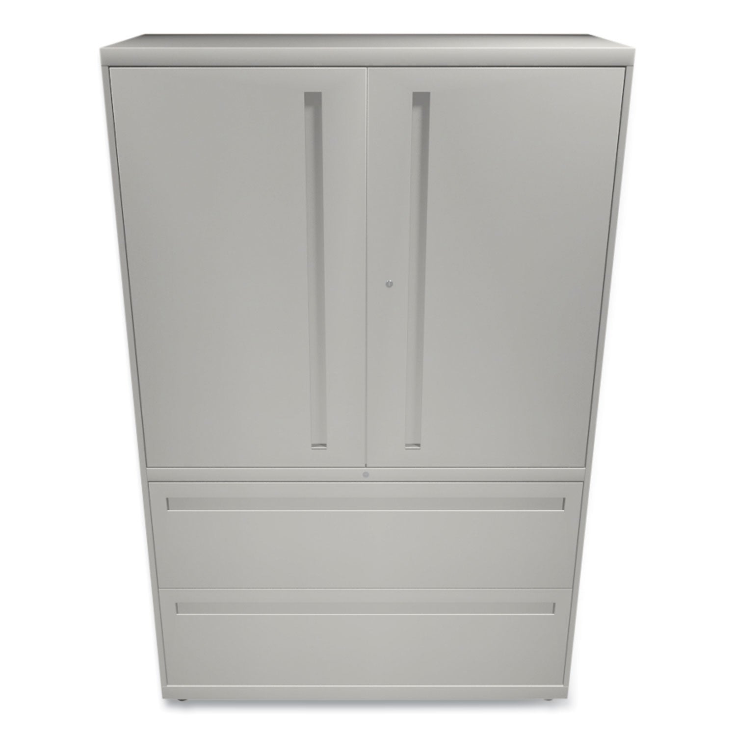 HON® Brigade 700 Series Lateral File, Three-Shelf Enclosed Storage, 2 Legal/letter-Size File Drawers, Gray, 42" X 18" X 64.25"