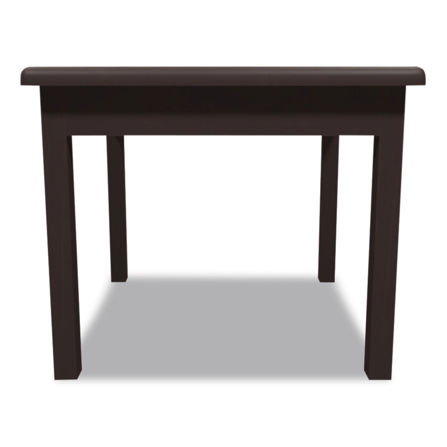 HON® Laminate Occasional Table, Square, 24w X 24d X 20h, Mahogany