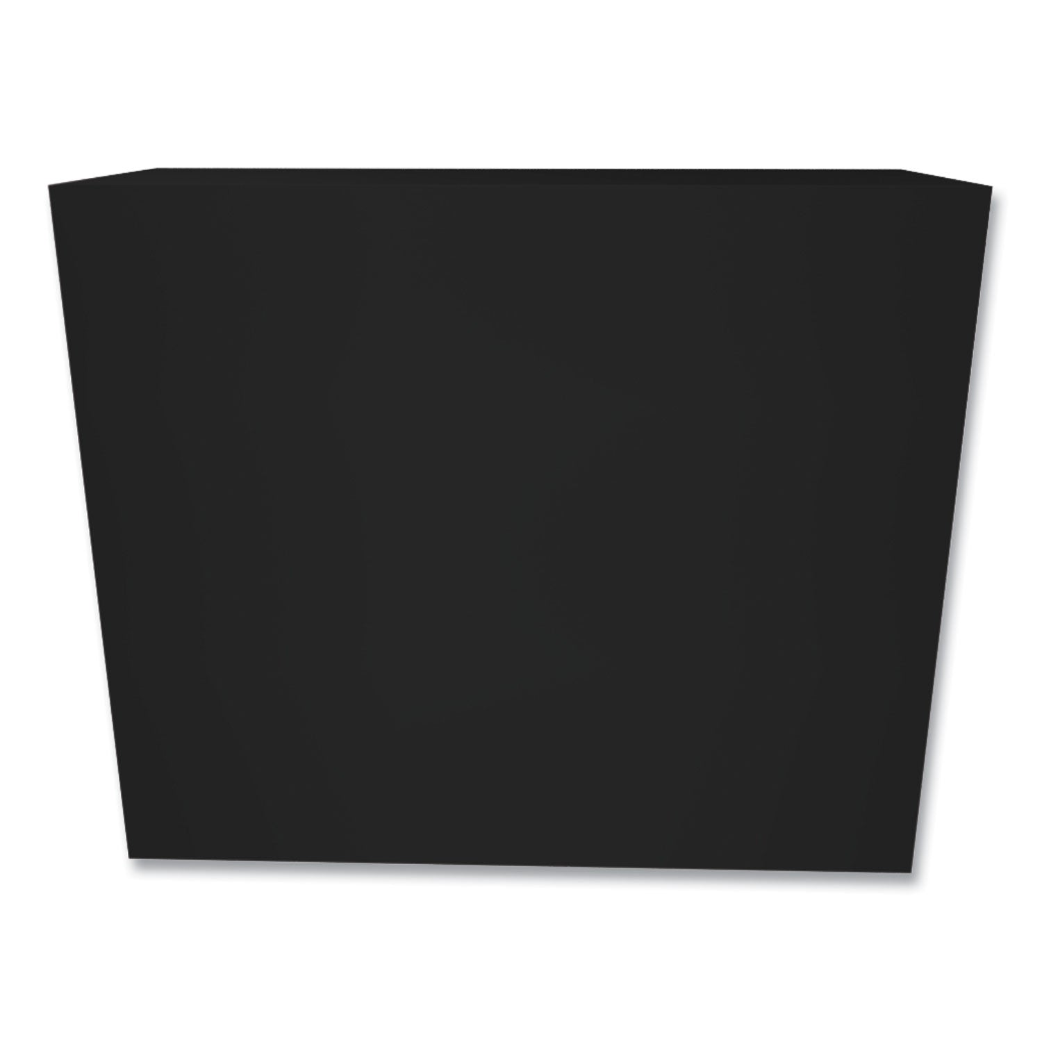 HON® Metal Bookcase, Two-Shelf, 34.5w x 12.63d x 29h, Black