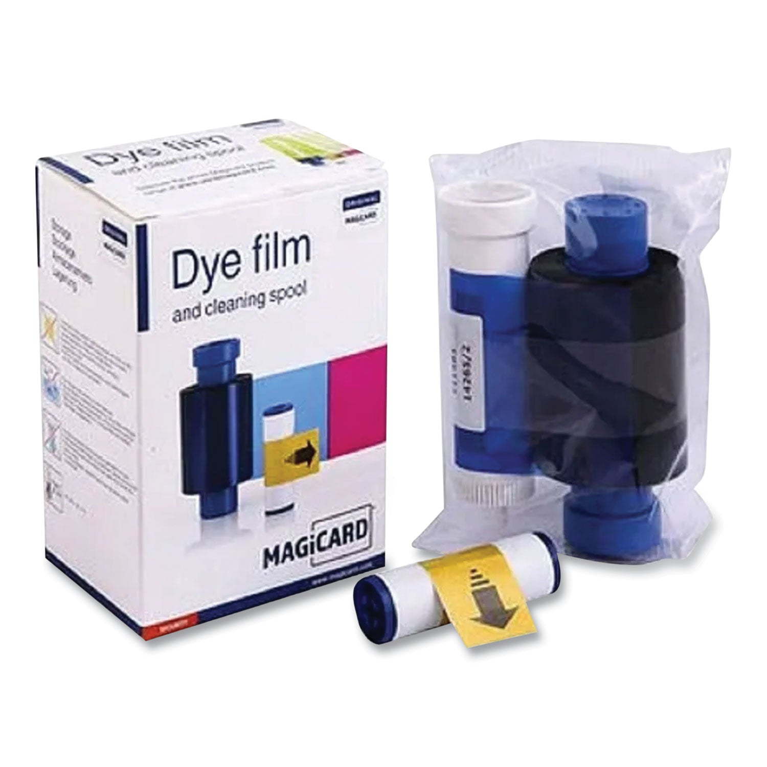 Magicard® YMCKOK Color Ribbon, Black/Cyan/Magenta/Yellow