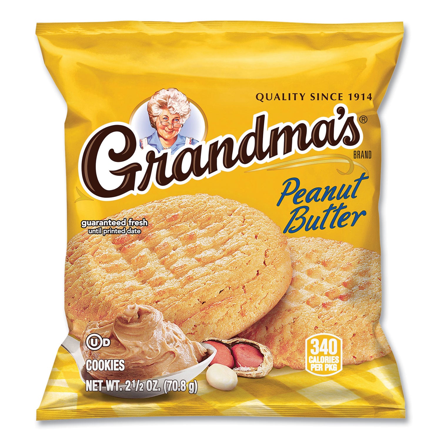 Grandma's® Cookies Variety Tray, Assorted Flavors, (6) 3.25 oz, (26) 2.5 oz, 32 Bags/Carton