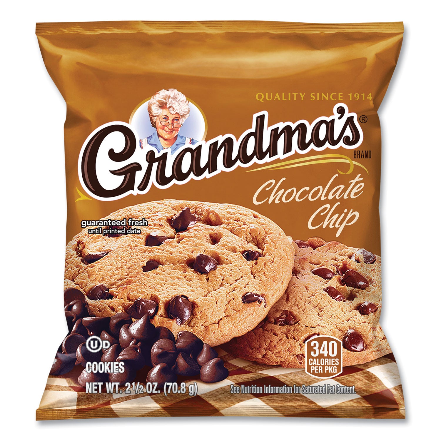 Grandma's® Cookies Variety Tray, Assorted Flavors, (6) 3.25 oz, (26) 2.5 oz, 32 Bags/Carton