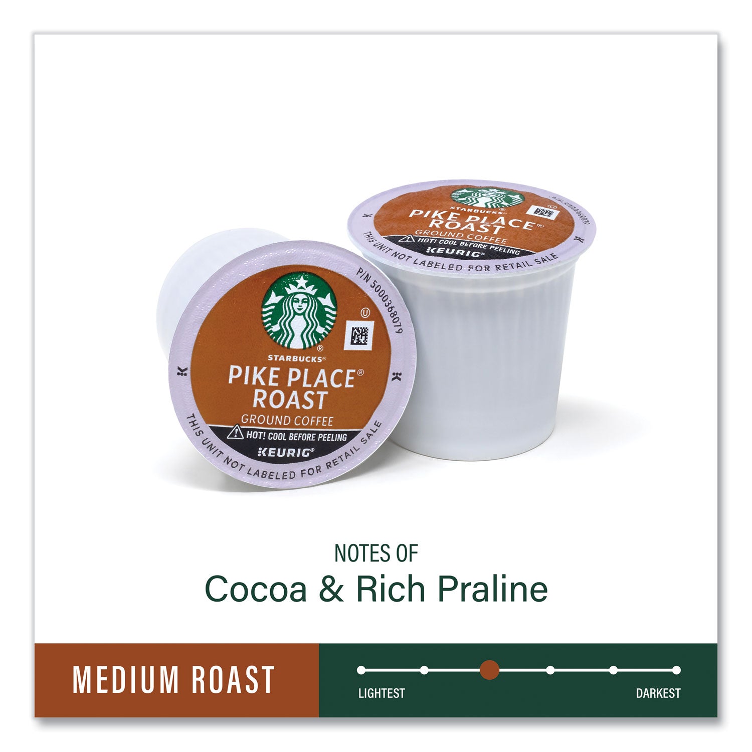 Starbucks® Pike Place Coffee K-Cups, Pike Place Roast, 72/Carton