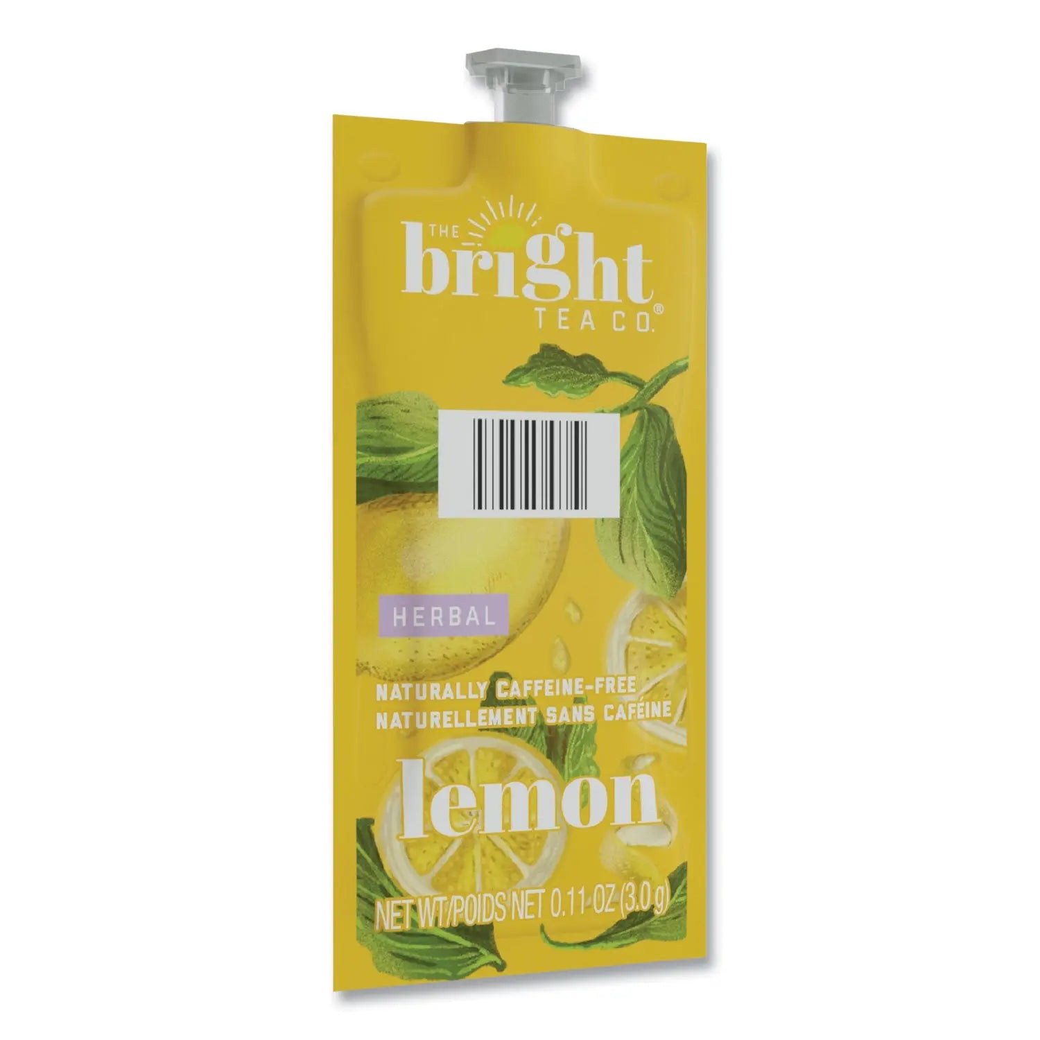 The Bright Tea Co. Lemon Herbal Tea Freshpack, Lemon, 0.11 oz Pouch, 100/Carton FLAVIA® Flipcost
