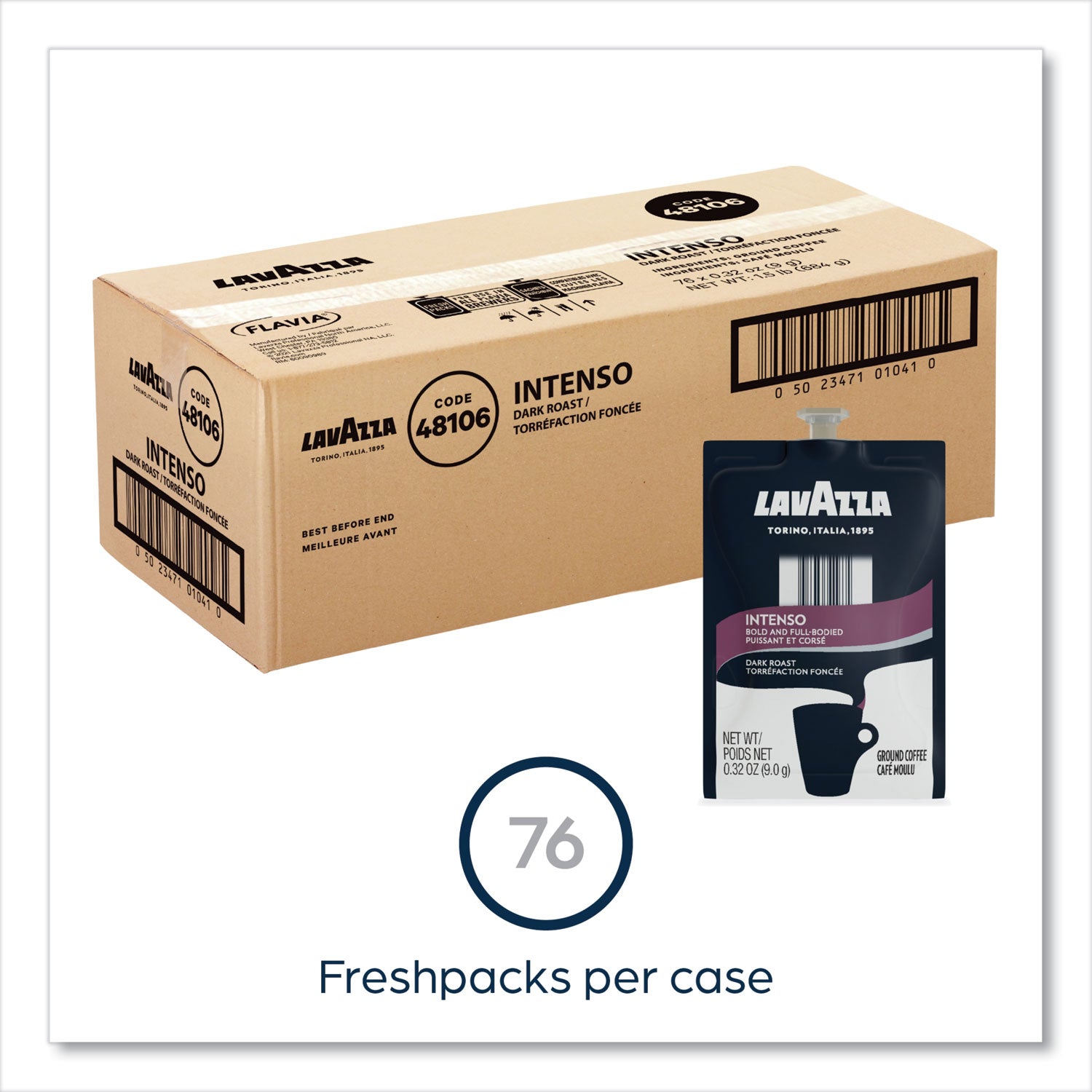 FLAVIA® Intenso Coffee Freshpack, 76/Carton