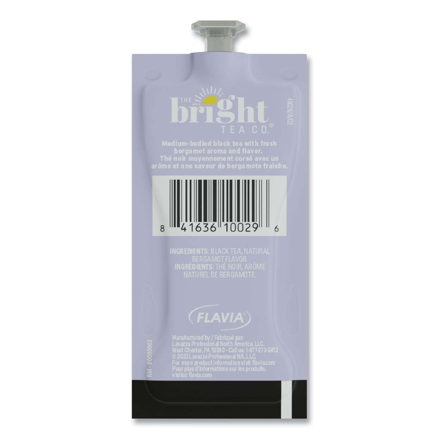 FLAVIA® The Bright Tea Co. Earl Grey Black Tea Freshpack, 100/Carton