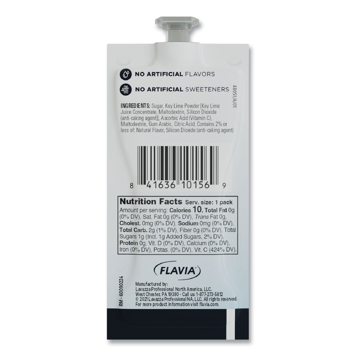 FLAVIA® Cucumber Lime Mint Infused Water Freshpack, 100/Carton