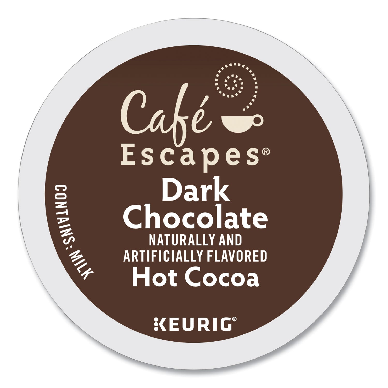 Café Escapes® Cafe Escapes Dark Chocolate Hot Cocoa K-Cups, 24/box