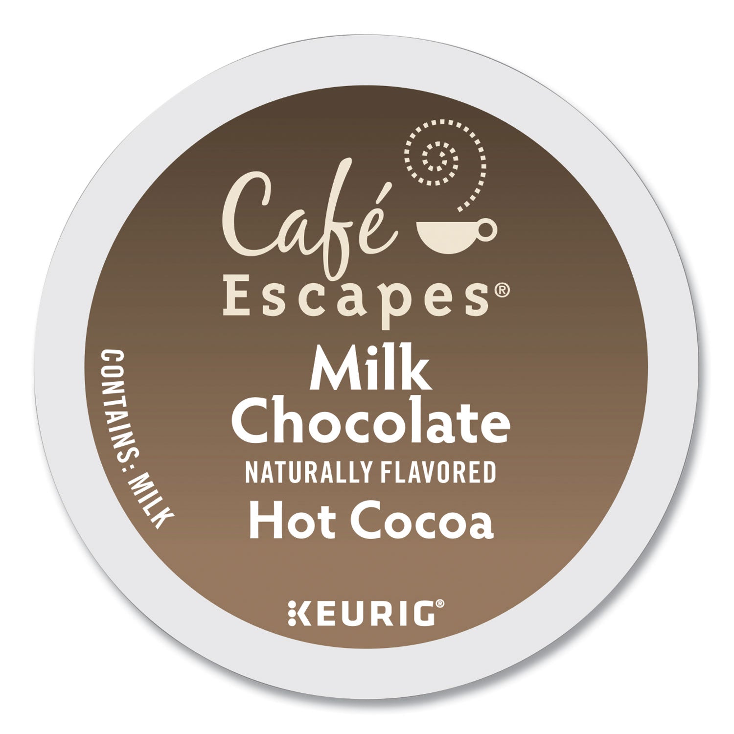 Café Escapes® Cafe Escapes Milk Chocolate Hot Cocoa K-Cups, 24/box