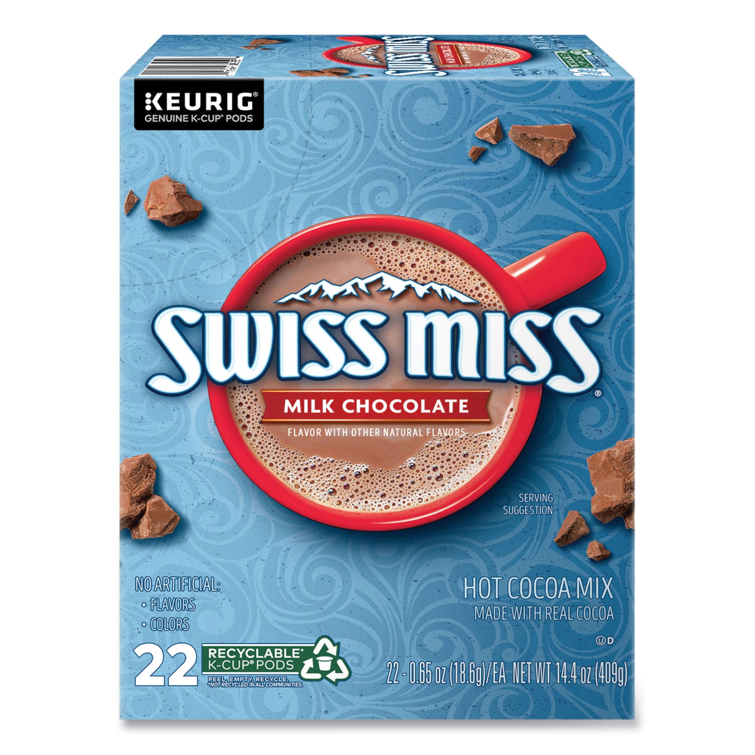 Swiss Miss® Milk Chocolate Hot Cocoa K-Cups, 22/box