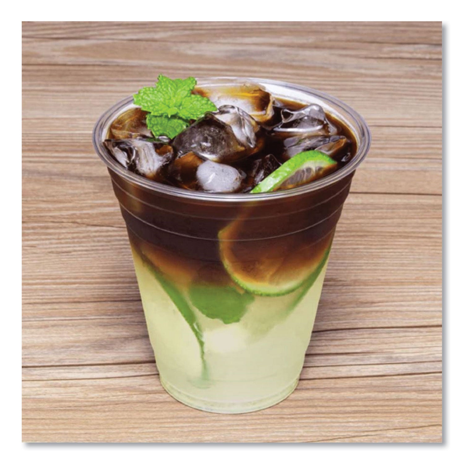 Karat® PET Plastic Cups, 98 mm Rim Diameter, 12 oz, Clear, 1,000/Carton