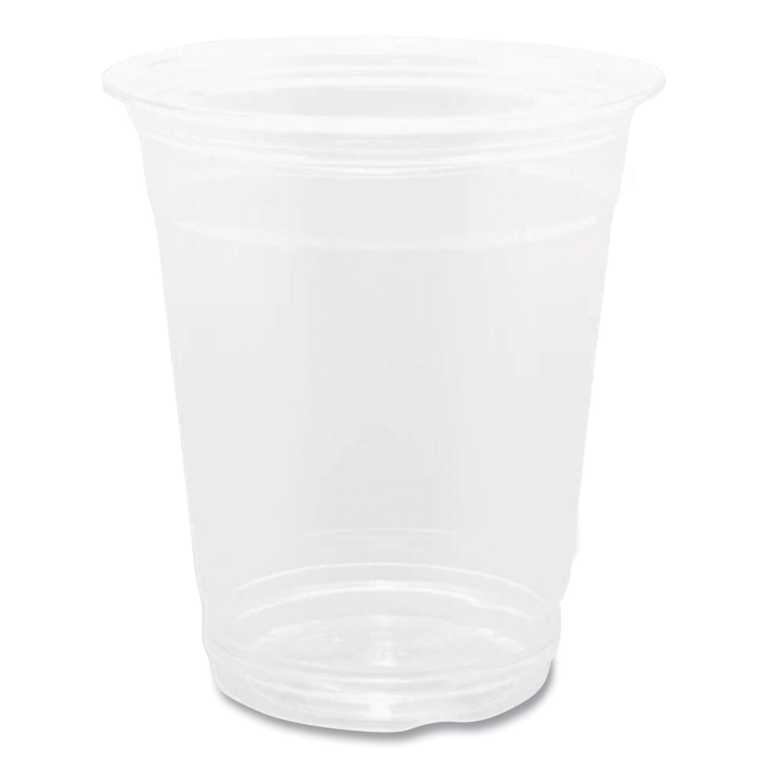 PET Plastic Cups, 92 mm Rim Diameter, 12 oz, Clear, 1,000/Carton